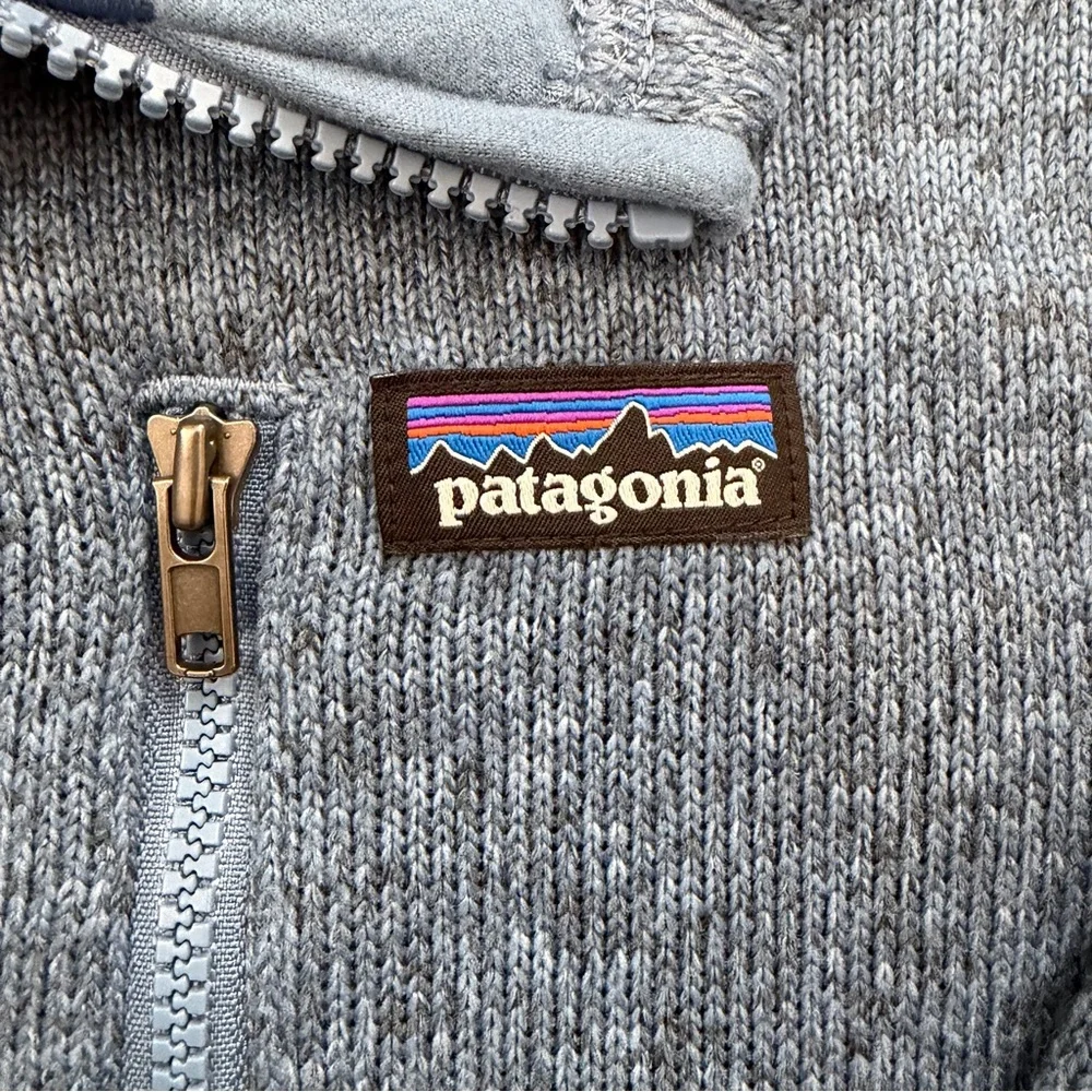 Patagonia Kids' Better Sweater 1/4-Zip Fleece Pullover in Barnacle Blue